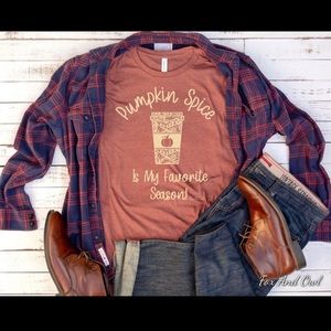 Last One Size Small Pumpkin Spice Tee